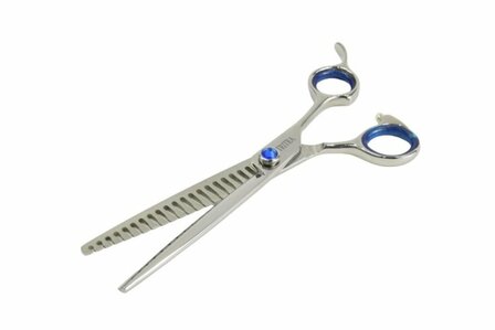 Tritra 22192 - 440C - Enkele Effileerschaar 16,5 cm - 20 Tands - Hondenschaar Trimschaar