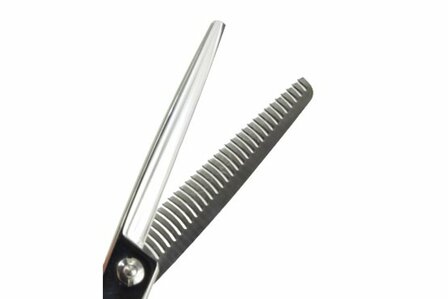 Tritra 22194 - 440C - Enkele Effileerschaar 16,5 cm - 30 tands - Hondenschaar Trimschaar