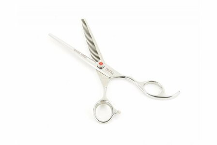 Tritra Special Edition E - 440C - Enkele Effileerschaar 17 cm - 38 tands - Hondenschaar Trimschaar