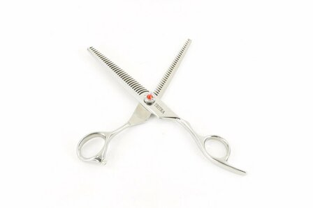 Tritra Special Edition DE - 440C - Dubbele Effileerschaar 17 cm - 38 tands - Hondenschaar Trimschaar