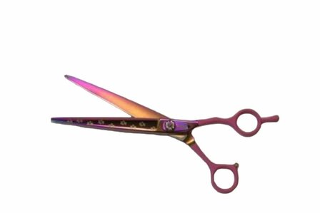 Miranda Pink Ergonomisch - Recht 18,5 cm - Hondenschaar Trimschaar