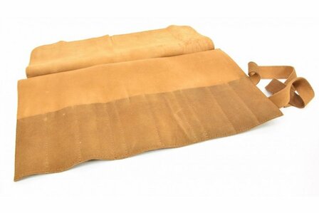 Etui Bruin - Hondenschaar Opbergen - Su&egrave;de Leer