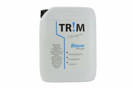 TR!M Hondenshampoo Blauw - 5 Liter - Spierwitte vacht