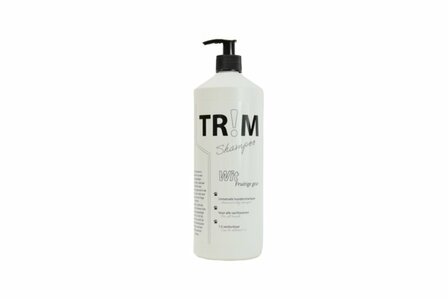 TR!M Hondenshampoo Wit - 1 Liter - Pompfles - Zachte witte vacht