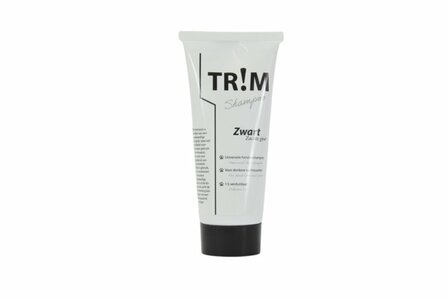 TR!M Hondenshampoo Zwart - 200 ml - Tube - Donkere vacht