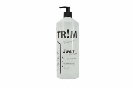 TR!M Hondenshampoo Zwart - 1 Liter - Pompfles - Donkere vacht