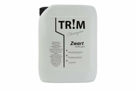 TR!M Hondenshampoo Zwart - 5 Liter - Donkere vacht