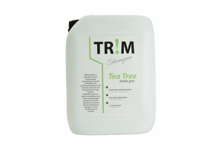 TR!M Hondenshampoo Tea Tree - 5 Liter - Kalmerend en verzachtend