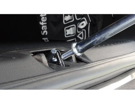 Kofferbaksluiter Zilver - 25 cm