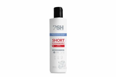 PSH Hondenshampoo - 300 ml - Short Strawberry - Korte vachten
