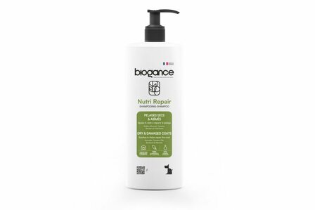 Biogance Hondenshampoo - 1 Liter - Nutri Repair - Kalmerend en herstellend