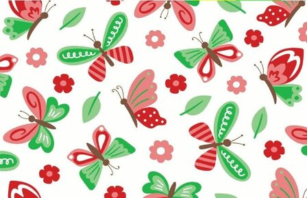 Vetbed Butterfly - Vlinder - Anti-Slip - 10 Stuks 150x100 cm