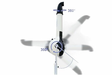 Hurricane C3 Staande F&ouml;hn (2200 Watt)