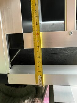 Autobench Enkel Aluminium 91x65x69 cm - Zwart