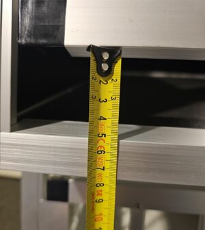 Autobench Enkel Aluminium 69x54x50 cm - Zwart