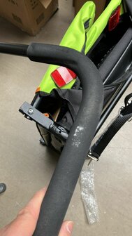 Showroom model - Hondenfietskar Vario - Groen Zwart - 2-in-1 Hondenbuggy - Aanhanger - Opvouwbaar