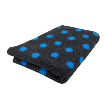 Vetbed Antraciet Nopjes Turquoise - Anti-Slip - 5 Stuks 150x100 cm