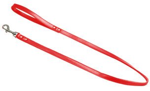 Leren Looplijn Rood (100 cm - 10 mm)