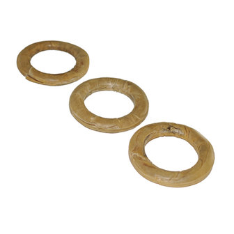 Geperst Buffelbeenring (15 cm)