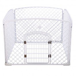 PUPPYREN PLAYPEN | KUNSTSTOF | WIT L100/75H