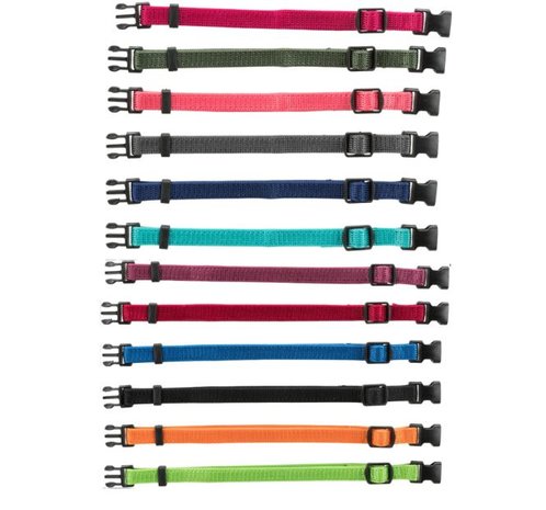 Puppyhalsbandjes Assorti - 6 Kleuren (17-25 cm)