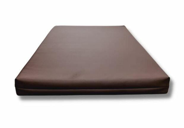 Orthopedisch HD Matras Leatherlook Bruin 150x100 cm