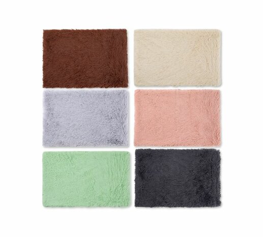 Fluffy Blanket - Pluche Hondendeken - 100 x 75 cm - Diverse Kleuren