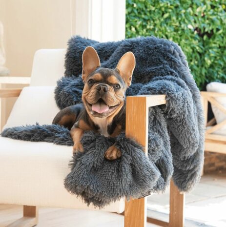 Fluffy Blanket - Pluche Hondendeken - 100 x 75 cm - Diverse Kleuren