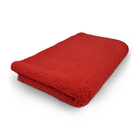 Vetbed Rood Effen - Anti-Slip