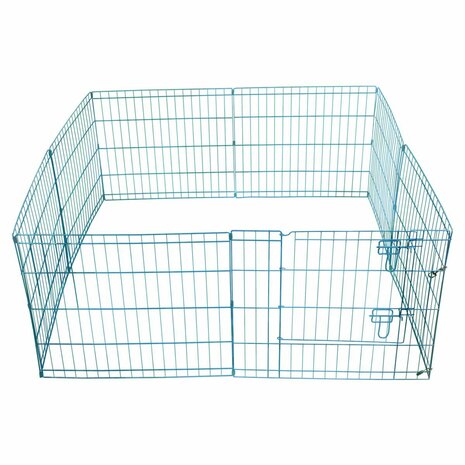 Puppyren Blauw Opvouwbaar M (560x60 cm) - Hele deur