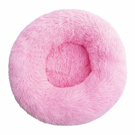 Fluffy Donut Hondenmand Kattenmand - Roze - Diverse Maten