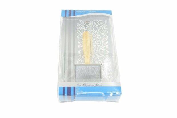 Slicker Borstel - Hondenborstel - Hout - Tritra - S - 4,5x6 cm