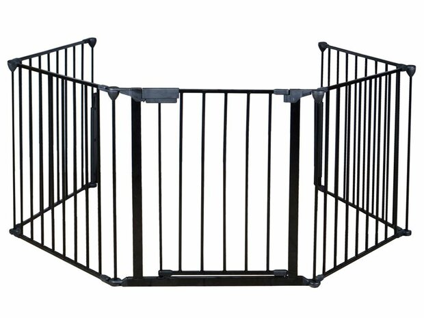 Puppyren - Kinderen - Veiligheidshek - Openhaard Hek - Kachelhek - 325/75H cm - 5 Panelen