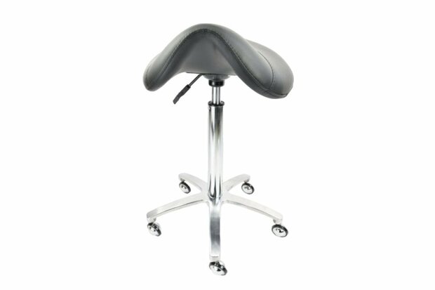 Trimstoel Pony Zadelkruk - Zwart Luxe