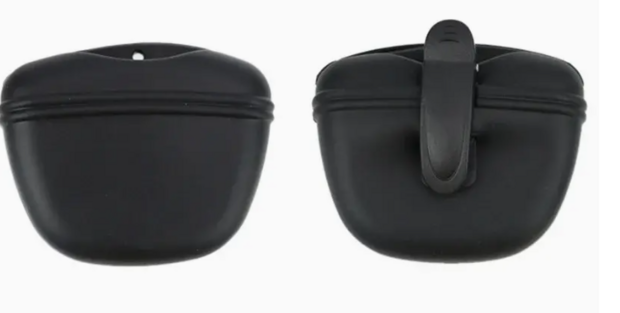 Beloningstasje voor Snacks - Silicone Rubber - Zwart