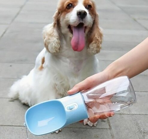 Drinkfles voor Honden - Onderweg - 380 ML