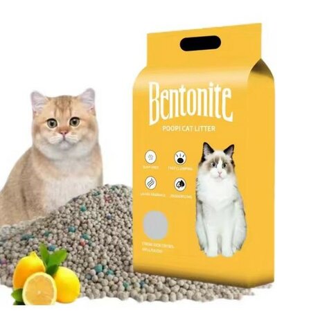 Besger Pet Kattenbakvulling - Bentoniet - Citroen - 5 Liter - Absorberend & stofarm