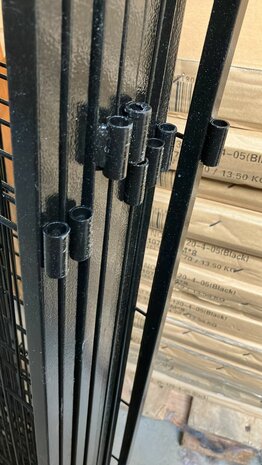 Puppyren Professioneel Zwart XL 640/100H - Lichte lakschade