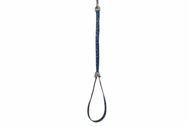 Trimlus Tritra - Blauw met witte pootjes en botjes - 10 mm / 44 cm