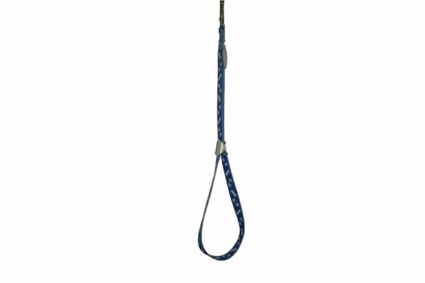 Trimlus Tritra - Blauw met witte pootjes en botjes - 16 mm / 44 cm