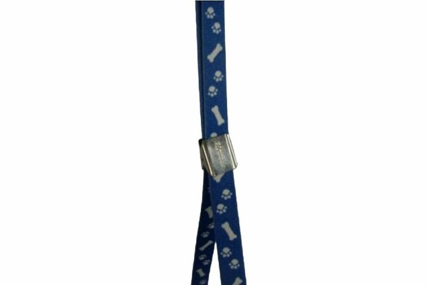 Trimlus Tritra - Blauw met witte pootjes en botjes - 16 mm / 44 cm