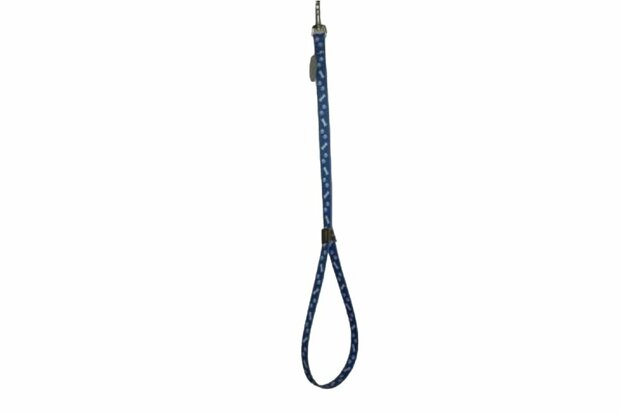 Trimlus Tritra - Blauw met witte pootjes en botjes - 16 mm / 58 cm