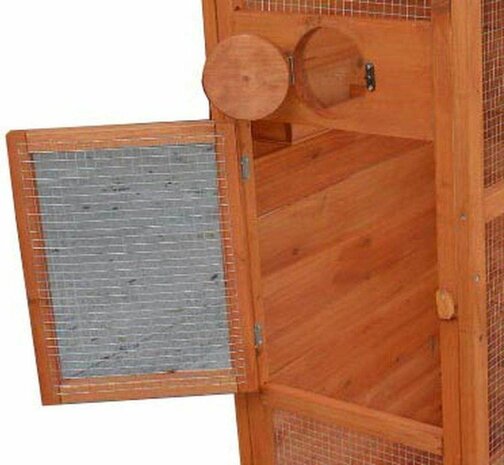 Volière Hout - Vogelvolière - 78 x 55 x 158 cm 
