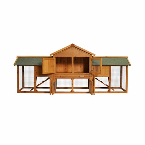 Konijnenhok Hout - Jolie - 210 x 47 x 84 cm