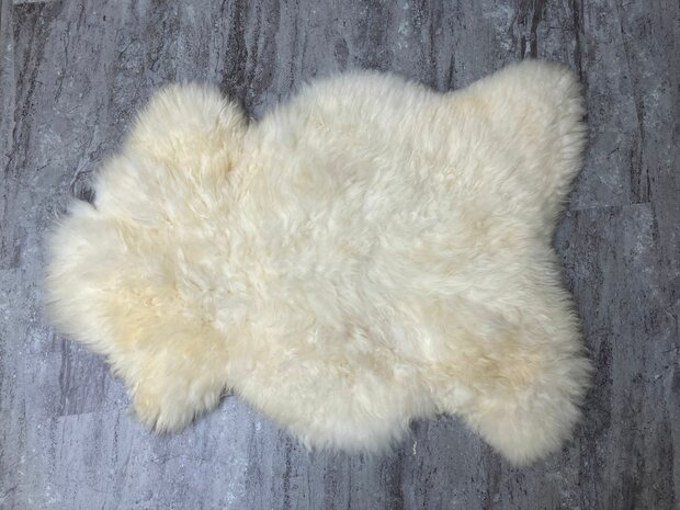 Schapenvacht 100% Echt & Natuurlijk - Crème Lang Haar - 100-110 cm
