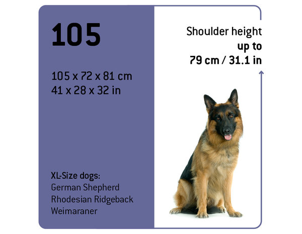 Maelson Reisbench Grijs (105 cm)