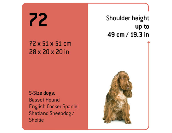 Maelson Reisbench Oranje (72 cm)