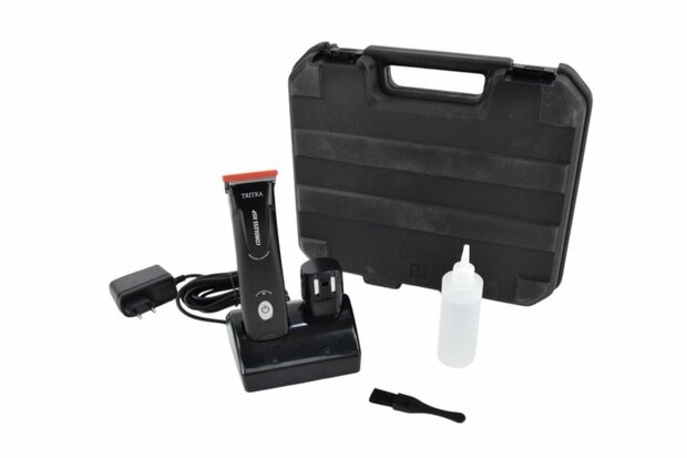 Tritra Cordless Black IISP - Hondentondeuse Draadloos
