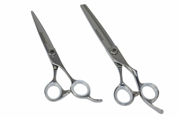 Sabeltand Rechtshandig Scharen Set - Hondenschaar Trimschaar