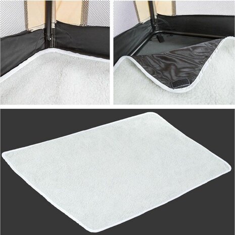 Nylon Reisbench Beige M (70 cm) - Softbench - Opvouwbaar